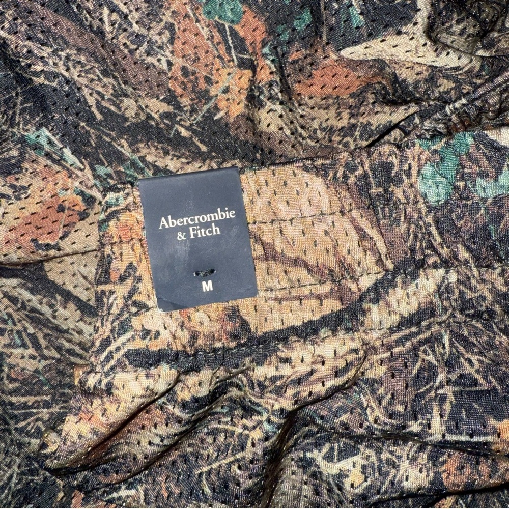 Abercrombie & Fitch Camouflage Mesh Top